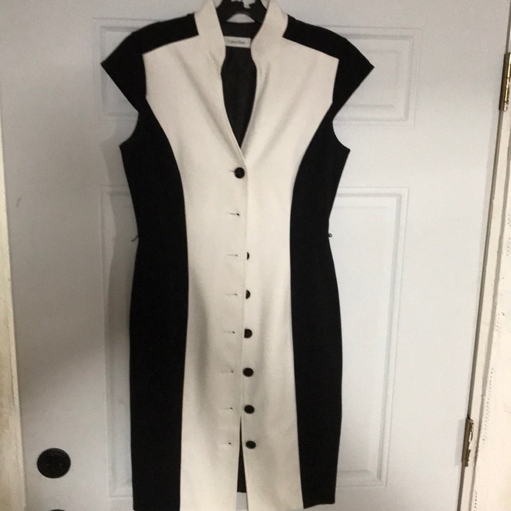 Black and white dress